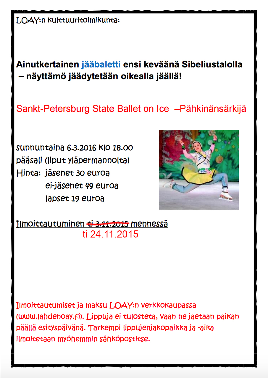 Ballet On Ice (LISÄAIKA OSTOILLE)